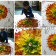 mandala v prom�n�ch / za�la jsem na relax do bl�zk�ho par��ku - les�ku - kde to hr�lo t�mi nej��asn�j��mi barvami... nemohla jsem tam tu kr�su jen tak nechat a kousek s sebou donesla dom�...